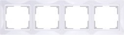 Рамка на 4 поста (белый, basic) W0042001 Werkel