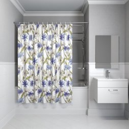 Штора для ванной комнаты, 180х180 см, полиэстер, P05P118i11, IDDIS